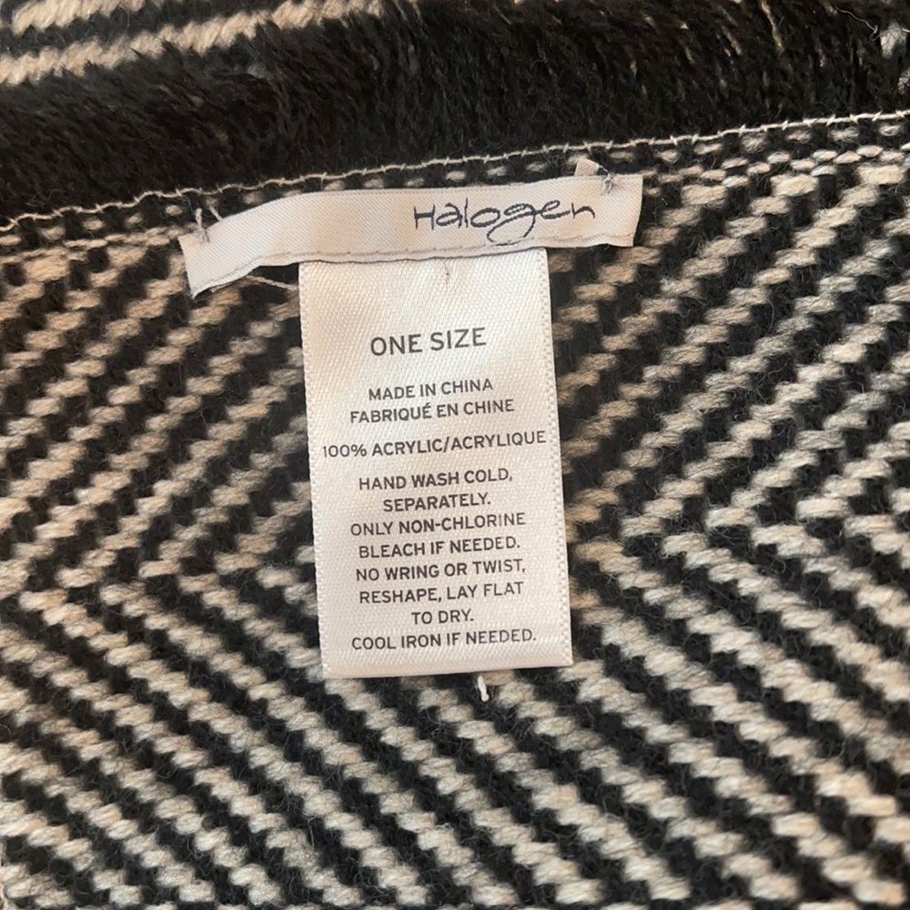 Halogen Large Rectangular Blanket Scarf - image 2